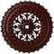 Ekena Millwork Sellek Ceiling Medallion (Canopies up to 1 1/8"), 18 1/2"OD x 7/8"ID x 1 1/2"P, Brushed Mahogany CM18SKBMF - alternate 1